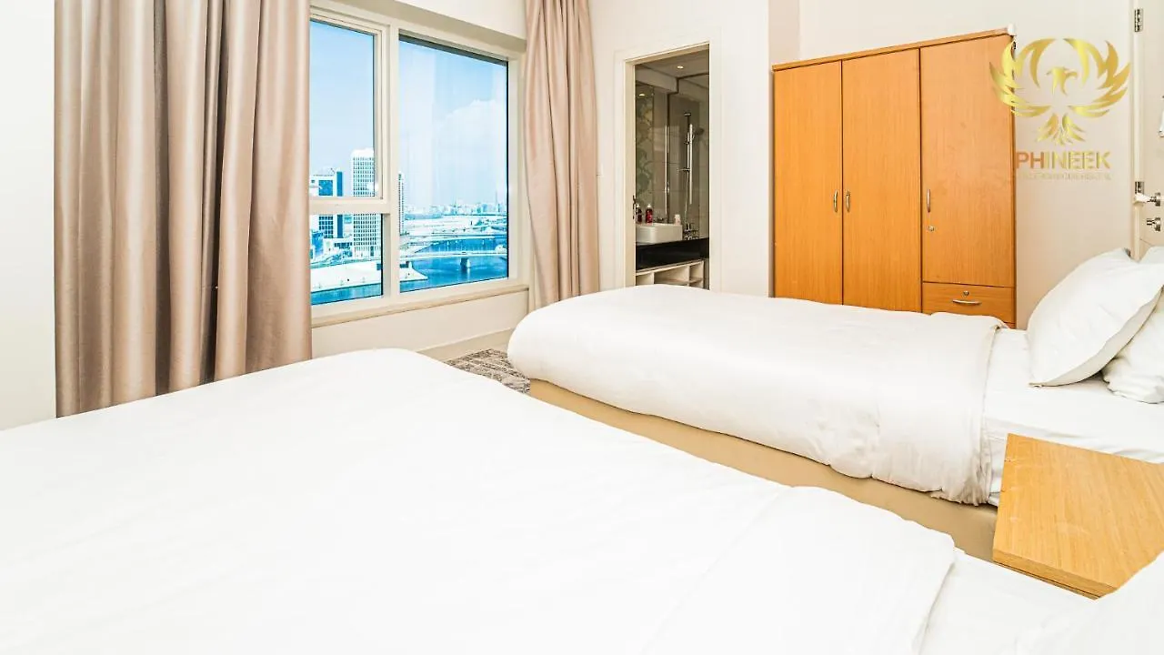 Phineek Luxury 2Br Apartment Damac Maison Canal View Dubaj